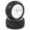 Fastrax 1/10Th Mounted Buggy Tyres Street Rear (Spoked)