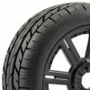 Fastrax 1:8 Eagle Road Tread Tyres Mounted On Black Wheels (2)