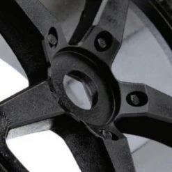 Fastrax 1:8 Truggy Arrow Mtd On 5-Spoke Black 0 Offset (2) -Fastrax Sales Shop FAST1096W 0 2 3