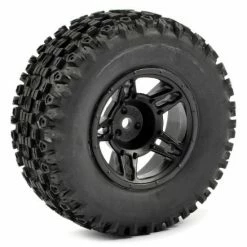 Fastrax 1:10 SC Stinger Tyres Mounted On 12mm Hex Slash 2WD Front Wheels (2)