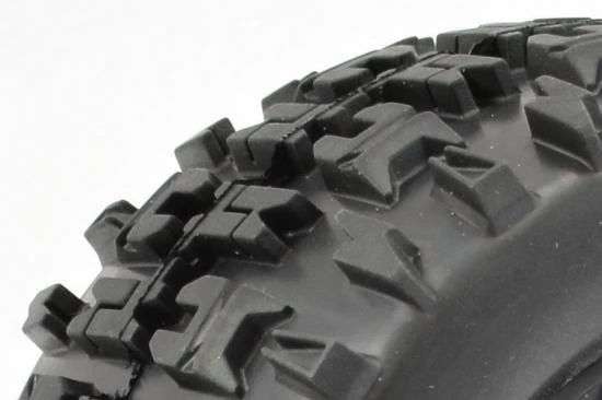 Fastrax Jigsaw Tyres Mounted On 1:10 MT Black 12mm Offset Wheels (2) 3 Fastrax Jigsaw Tyres Mounted On 1:10 MT Black 12mm Offset Wheels (2) - Image 3