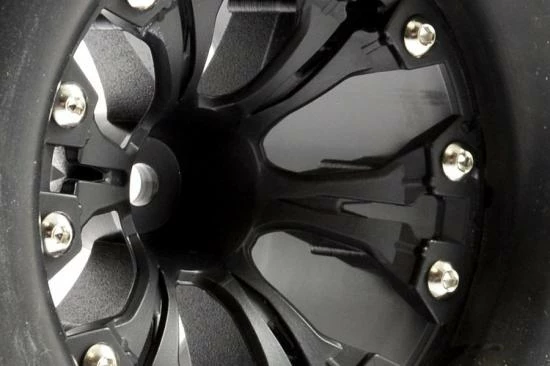 Fastrax Jigsaw Tyres Mounted On 1:10 MT Black 12mm Offset Wheels (2) 4 Fastrax Jigsaw Tyres Mounted On 1:10 MT Black 12mm Offset Wheels (2) - Image 4