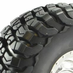 Fastrax Granite Scale 2.2 Wheels With Tyres - 140mm OD - Chrome (2) -Fastrax Sales Shop FAST1267C 1