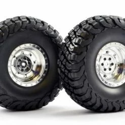 Fastrax Granite Scale 2.2 Wheels With Tyres - 140mm OD - Chrome (2) -Fastrax Sales Shop FAST1267C 2