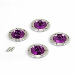 Fastrax Aluminium Disc Brake W/Wheel Hex (4Pc) - Purple
