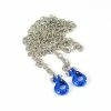 Fastrax Deluxe Aluminium Blue Winch Hooks + Chain Set