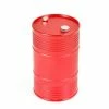 Fastrax Aluminium Anodised Oil Drum W/Removable Lid - Red