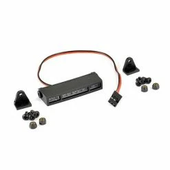 Fastrax Moulded Curved Hood 10 LED Light Bar With Mounts - 54mm