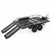 Fastrax Scale Dual Axle Truck Car Trailer With Ramps + LED Lights