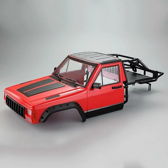 Fastrax 1:10 Rockee Pick Up + Rear Cage Hard Body - 313-324mm WB - Red 1 Fastrax 1:10 Rockee Pick Up + Rear Cage Hard Body - 313-324mm WB - Red
