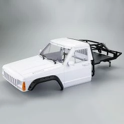 Fastrax 1:10 Rockee Pick Up + Rear Cage Hard Body - 313-324mm WB - White