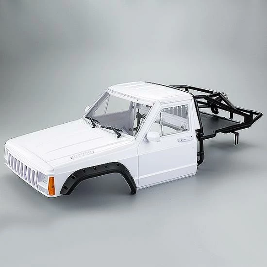 Fastrax 1:10 Rockee Pick Up + Rear Cage Hard Body - 313-324mm WB - White 1 Fastrax 1:10 Rockee Pick Up + Rear Cage Hard Body - 313-324mm WB - White