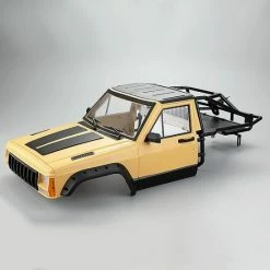Fastrax 1:10 Rockee Pick Up + Rear Cage Hard Body - 313-324mm WB - Yellow
