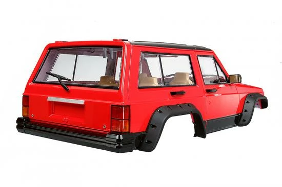 Fastrax 1:10 Rockee Fullcab + Interior Hard Scale Body - 313mm WB - Red 3 Fastrax 1:10 Rockee Fullcab + Interior Hard Scale Body - 313mm WB - Red - Image 3