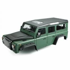 Fastrax 1:10 Ranger XL Land Rover Style Hard Body + Interior Set - 313mm WB - Green