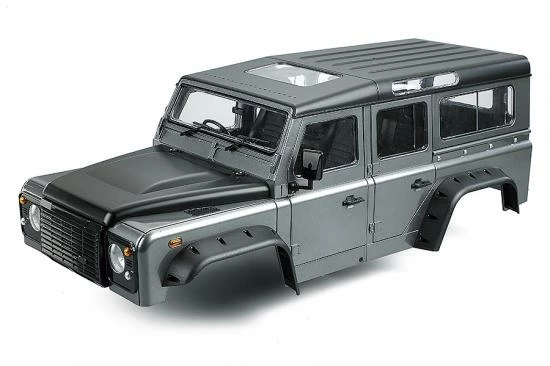 Fastrax 1:10 Ranger XL Land Rover Style Hard Body + Interior Set - 313mm WB - Grey 2 Fastrax 1:10 Ranger XL Land Rover Style Hard Body + Interior Set - 313mm WB - Grey - Image 2