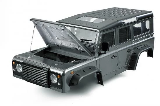 Fastrax 1:10 Ranger XL Land Rover Style Hard Body + Interior Set - 313mm WB - Grey 4 Fastrax 1:10 Ranger XL Land Rover Style Hard Body + Interior Set - 313mm WB - Grey - Image 4
