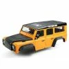Fastrax 1:10 Ranger XL Land Rover Style Hard Body + Interior Set - 313mm WB - Orange