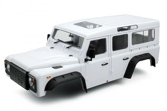 Fastrax 1:10 Ranger XL Land Rover Style Hard Body + Interior Set - 313mm WB - White 2 Fastrax 1:10 Ranger XL Land Rover Style Hard Body + Interior Set - 313mm WB - White - Image 2