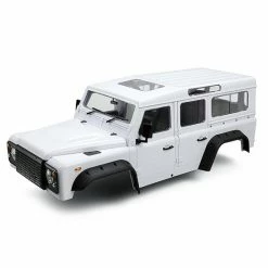 Fastrax 1:10 Ranger XL Land Rover Style Hard Body + Interior Set - 313mm WB - White