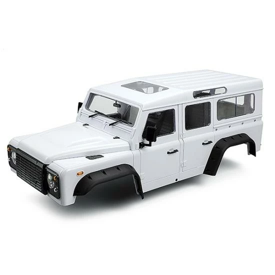 Fastrax 1:10 Ranger XL Land Rover Style Hard Body + Interior Set - 313mm WB - White 1 Fastrax 1:10 Ranger XL Land Rover Style Hard Body + Interior Set - 313mm WB - White