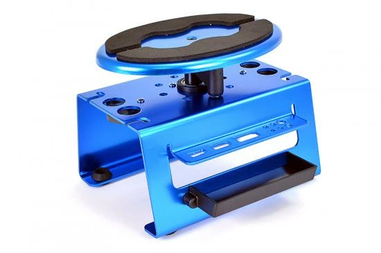 Fastrax Deluxe Alum Locking Rotating Maintenance Stand - Blue 1 Fastrax Deluxe Alum Locking Rotating Maintenance Stand - Blue