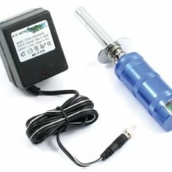 Fastrax Aluminium Rechargeable Glowstarter - With Plug Meter