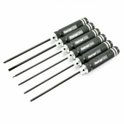 Fastrax Team Tools - Metric Set - 1.5, 2.0, 2.5, 3.0mm + Phillips & Slotted Screwdrivers