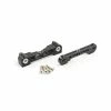 Fastrax Aluminium Front Lower Suspension Mounts - Arrma Kraton / Outkast / Senton / Typhon - Black