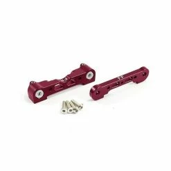 Fastrax Aluminium Front Lower Suspension Mounts - Arrma Kraton / Outkast / Senton / Typhon - Red