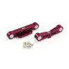 Fastrax Aluminium Rear Lower Suspension Mounts - Arrma Kraton / Outkast / Senton / Typhon - Red ** CLEARANCE **