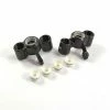 Fastrax Aluminium Front Steering Knuckles - Arrma Senton / Typhon (AR330187)