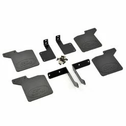 Fastrax Trx-4 Rubber Mudflaps + Alloy Mounts For Bronco